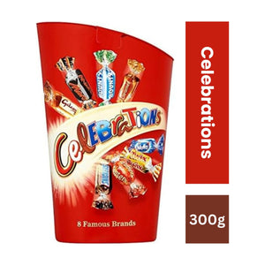 Celebrations Milk Chocolate Selection Box of Mini Chocolate & Biscuit Bars - 300g