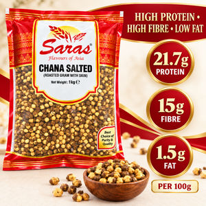 Saras Roasted Chana Salted 1Kg