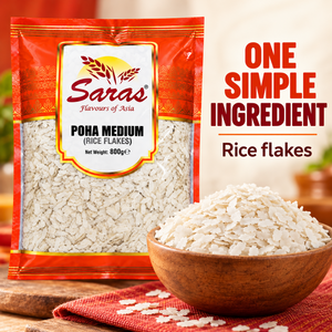 Saras Poha Medium 800G (Rice Flakes)