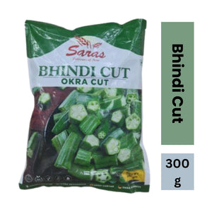 Saras Bhindi (Okra) Cut - 300g - FROZEN