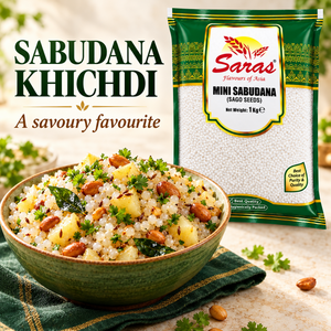 Saras Small Sago Seeds (Sabudana) 1kg