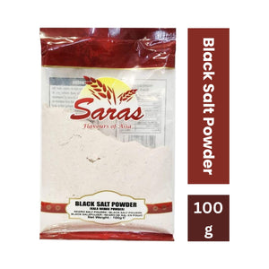 Saras Black Salt Powder (Kala Nimak) 100G