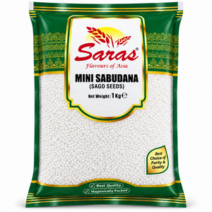 Saras Small Sago Seeds (Sabudana) 1kg