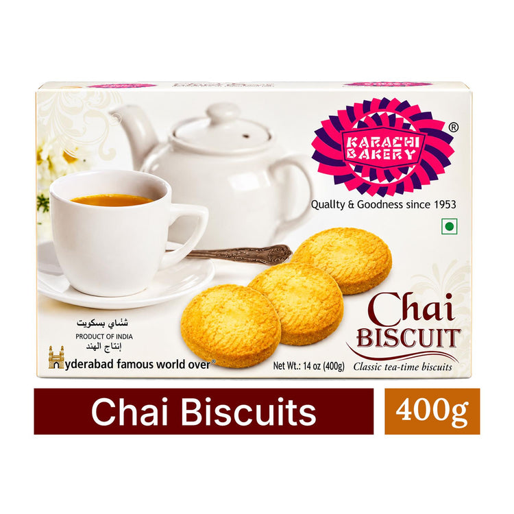 Karachi Bakery Chai Biscuits 400g | Indian Tea-Time Biscuits