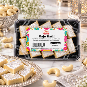 Saras Kaju Katli 225g | Traditional Indian Cashew Sweet | Mithai