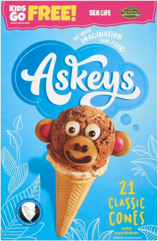 Askeys Family Pack Cones - 21 Cones