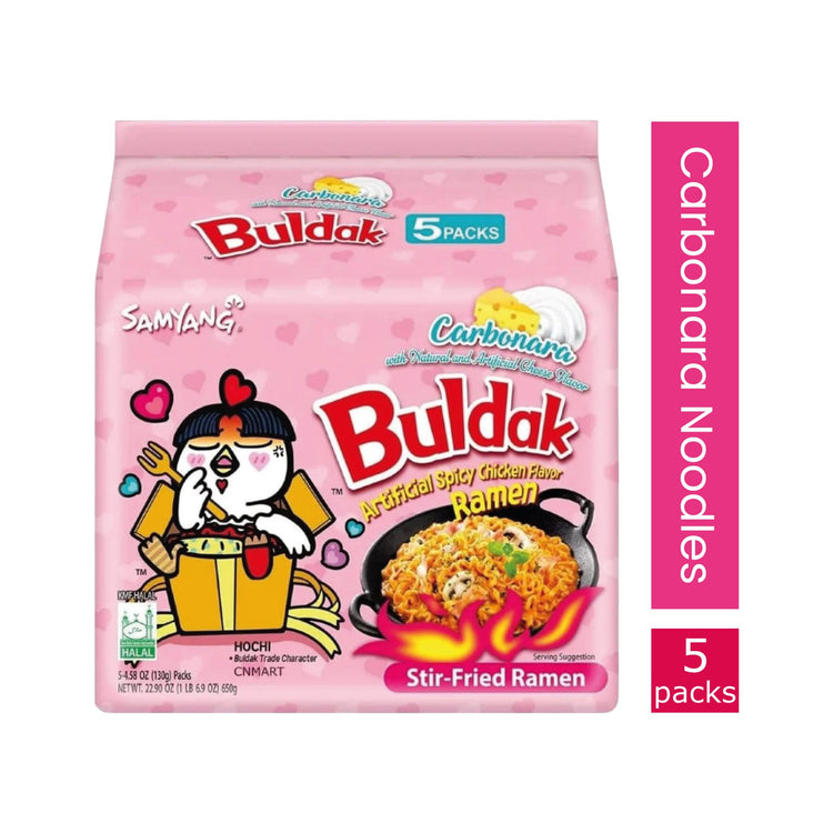 Samyang Carbonara Noodles 130g-5 Pack
