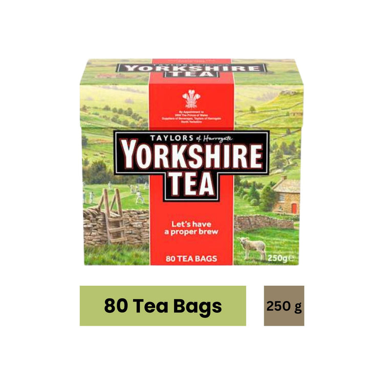 Taylors of Harrogate Yorkshire Tea 80 Tea Bags 250g