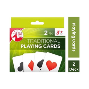 Standard Plastic Coated Playing Cards - 2 Deck