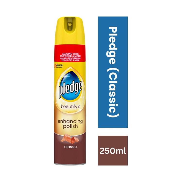 Pledge Expert Wood Care Polish Aerosol Classic - 250ml