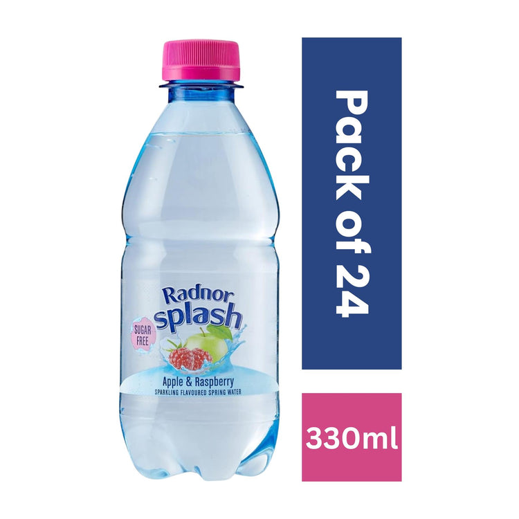 Radnor 330ml Splash Sparkling 24x330ml - Apple & Raspberry