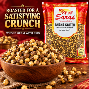 Saras Roasted Chana Salted 1Kg