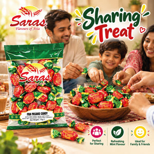 Saras Pan Pasand Candy 75g | Paan Flavoured Indian Candy
