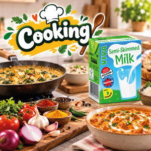 Viva Semi Skimmed Milk 200ml | Single Serve Milk