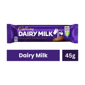 Cadbury Dairy Milk Chocolate Bar -  45g
