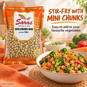 Saras Mini Soya Chunks 250G