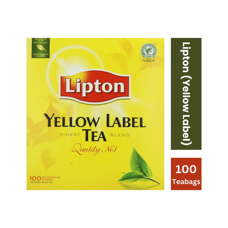 Lipton Yellow label 100 Teabags 1 Box