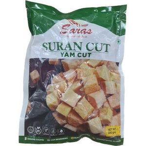 Saras Suran (Yam) Cut - 300g - FROZEN