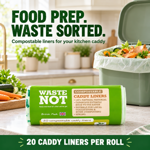 Waste Not - 20 Compostable Caddy Liners