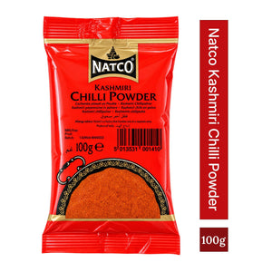 Natco Kashmiri Chilli Powder 100g | Indian Red Chilli Spice
