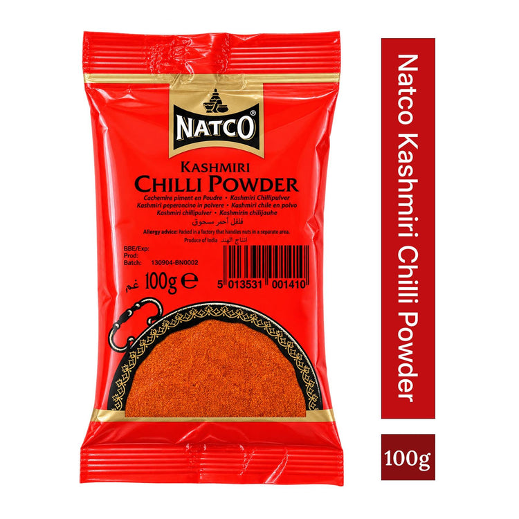Natco Kashmiri Chilli Powder 100g | Indian Red Chilli Spice