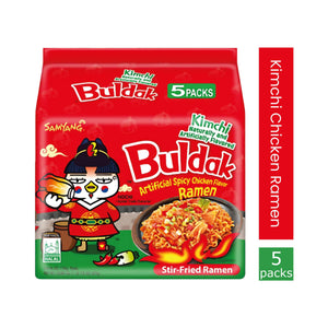 Samyang Buldak Kimchi Chicken Ramen - 140g (5 Pack)