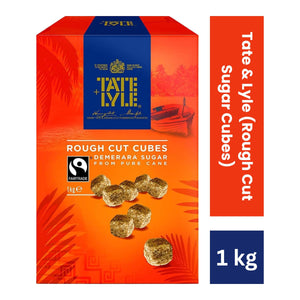 Tate & Lyle Fairtrade Demerara Rough Cut Sugar Cubes – 1 kg