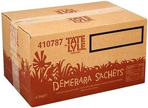 Tate & Lyle Demerara Sugar – 1000 × 2.5 g Sachets (2.5 kg) - SACHET