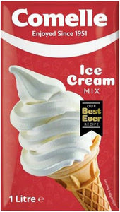 Comelle Vanilla Ice Cream Mix - 1Ltr (Pack of 12)