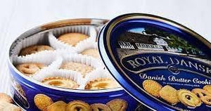 Royal Dansk Danish Butter Cookies – 340g | Classic Assortment in Iconic Blue Tin | Made with Pure Butter | Perfect for Gifting & Sharing | Great for Tea Time, Holidays, Offices, or as a Thoughtful Gift