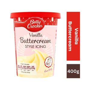Betty Crocker Vanilla Buttercream Flavour Icing 400g