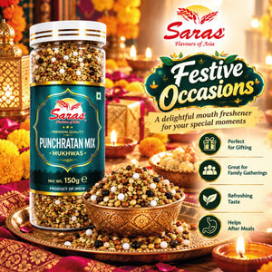 Saras Mukhwas Pancharatna Mix 250g | Indian Mouth Freshener