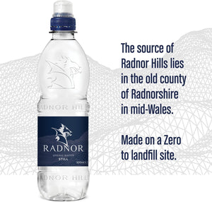 Radnor Hills Mineral Water Still Sports Cap Bottle 24x500ml- SPORTS CAP