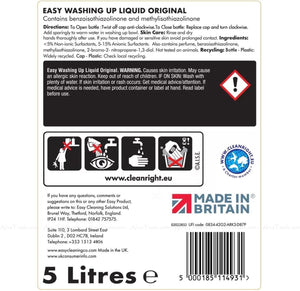 Easy Original Washing Up Liquid - 5L