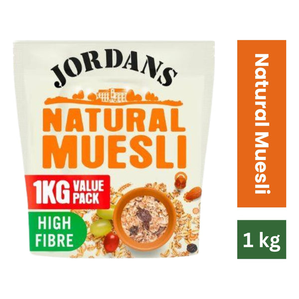 Jordans Natural Muesli 1kg – Saras Foods UK