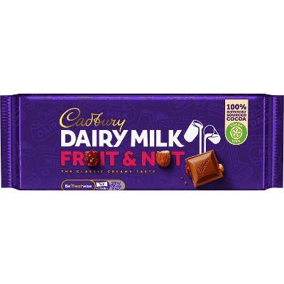 Cadbury Dairy Milk Fruit & Nut Chocolate Bar - 180g