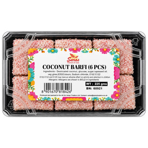 Saras Coconut Barfi 225g | Traditional Indian Coconut Sweet | Mithai