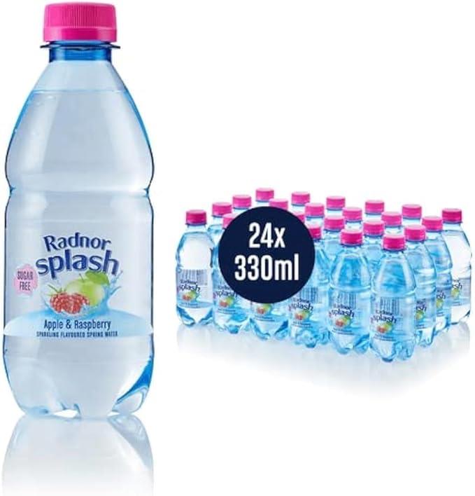 Radnor 330ml Splash Sparkling 24x330ml - Apple & Raspberry