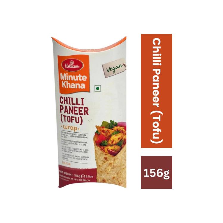 Haldiram’s chilli paneer(tofu) wrap - FROZEN