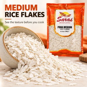 Saras Poha Medium 800G (Rice Flakes)