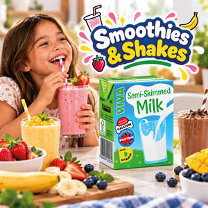 Viva Semi Skimmed Milk 200ml | Single Serve Milk