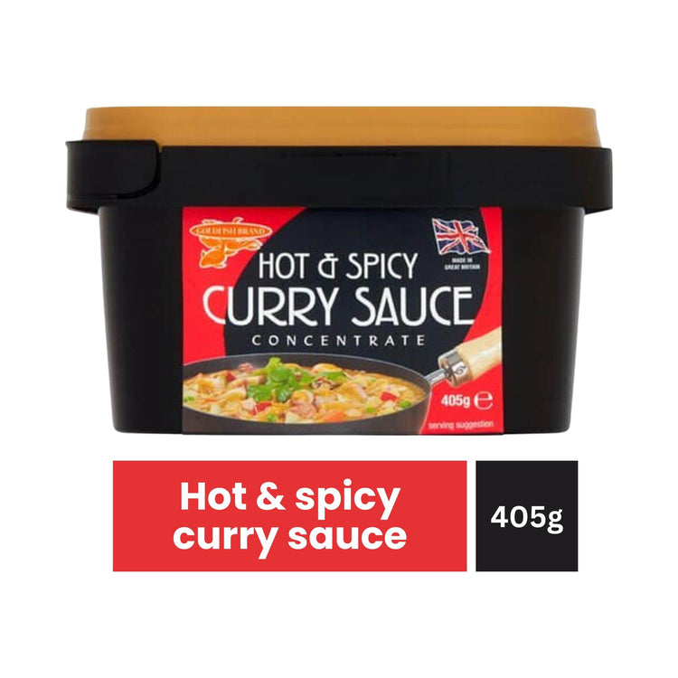 Goldfish HOT & SPICY Curry Sauce Paste 405g