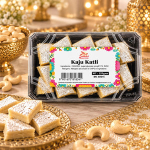 Saras Kaju Katli 225g | Traditional Indian Cashew Sweet | Mithai