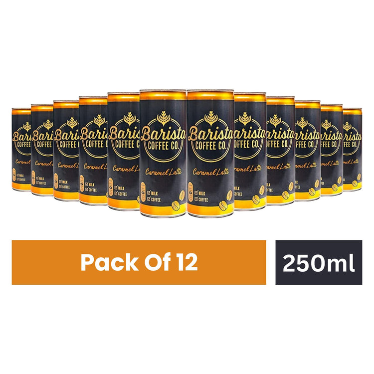 Barista Coffee Co. Caramel Latte - 250ml (Pack of 12) - CARAMEL LATTE
