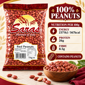 Saras Red Peanuts 1kg