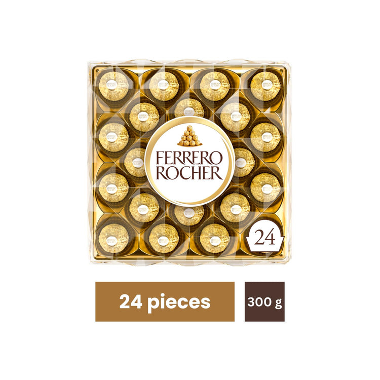 Ferrero Rocher Gift Box of Chocolate 24 Pieces (300g)