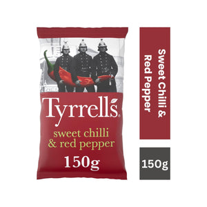 Tyrrells Sweet Chilli & Red Pepper Sharing Crisps 150g