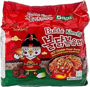 Samyang Buldak Kimchi Chicken Ramen - 140g (5 Pack)