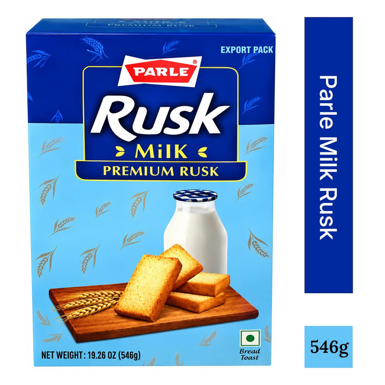 Parle Milk Rusk 546g | Indian Tea-Time Toast