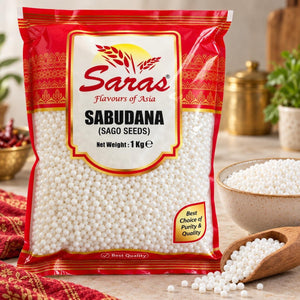 Saras Sago Seeds (Sabudana) 1Kg